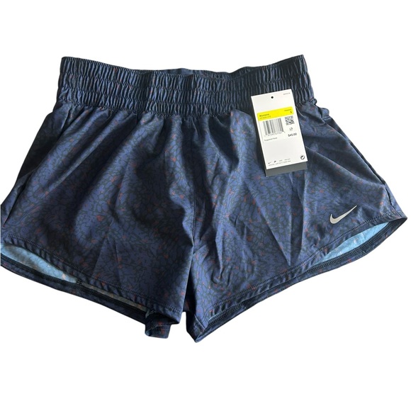 Nike‎ Dri-FIT Training Shorts Women’s Size Small Blue Pattern Loose Fit NWT $45 - Picture 1 of 4